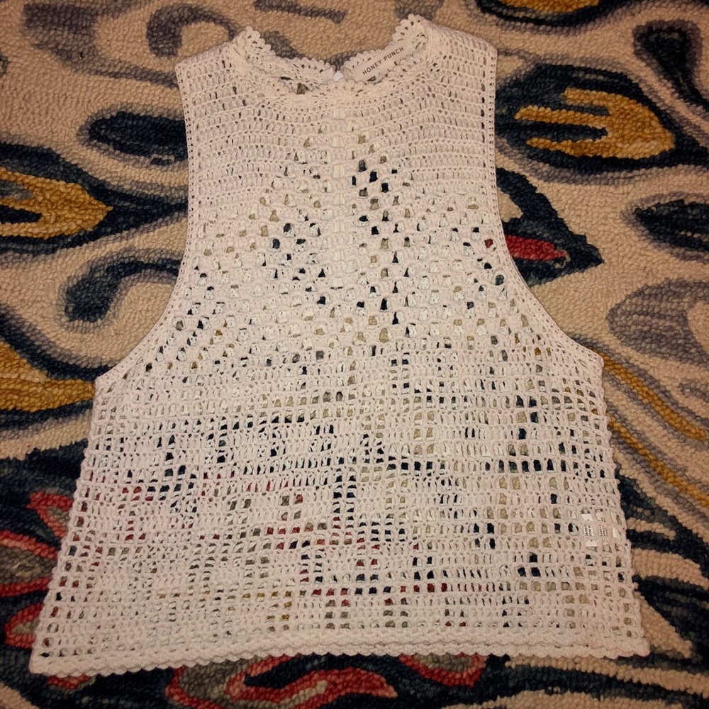 Honey punch crochet top